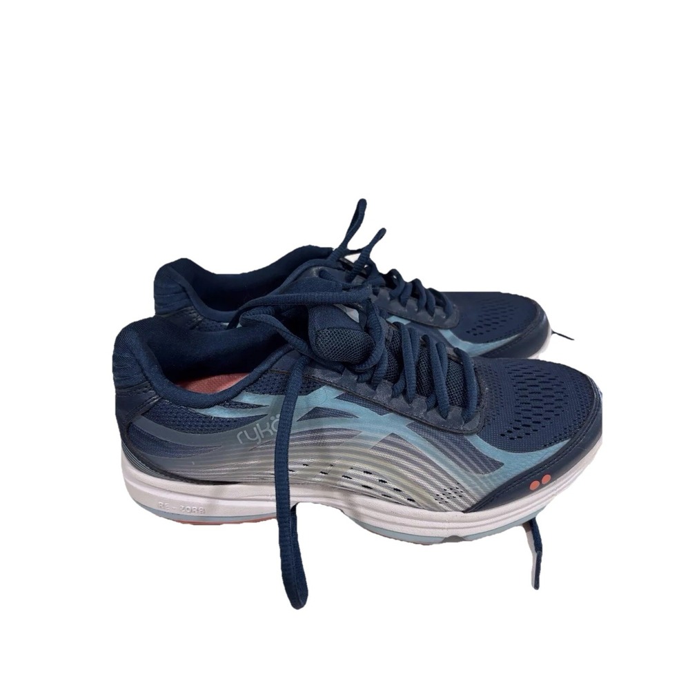 Ryka Womens Devotion Plus 3 Walking Shoe, Navy/Pink, Us 6.5 M
